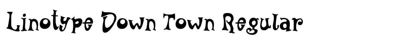 Linotype Down Town Regular image
